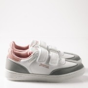 JOMA Αθλητικά για κορίτσια με διπλό velcro ΑΣΠΡΟ