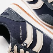 XTI Ανδρικά sneakers με ρίγες στο πλάι και λευκές λεπτομέρειες ΜΠΛΕ