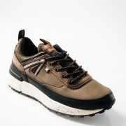 XTI ανδρικό sneaker με συνδυασμό υλικών και urban στυλ ΚΑΦΕ