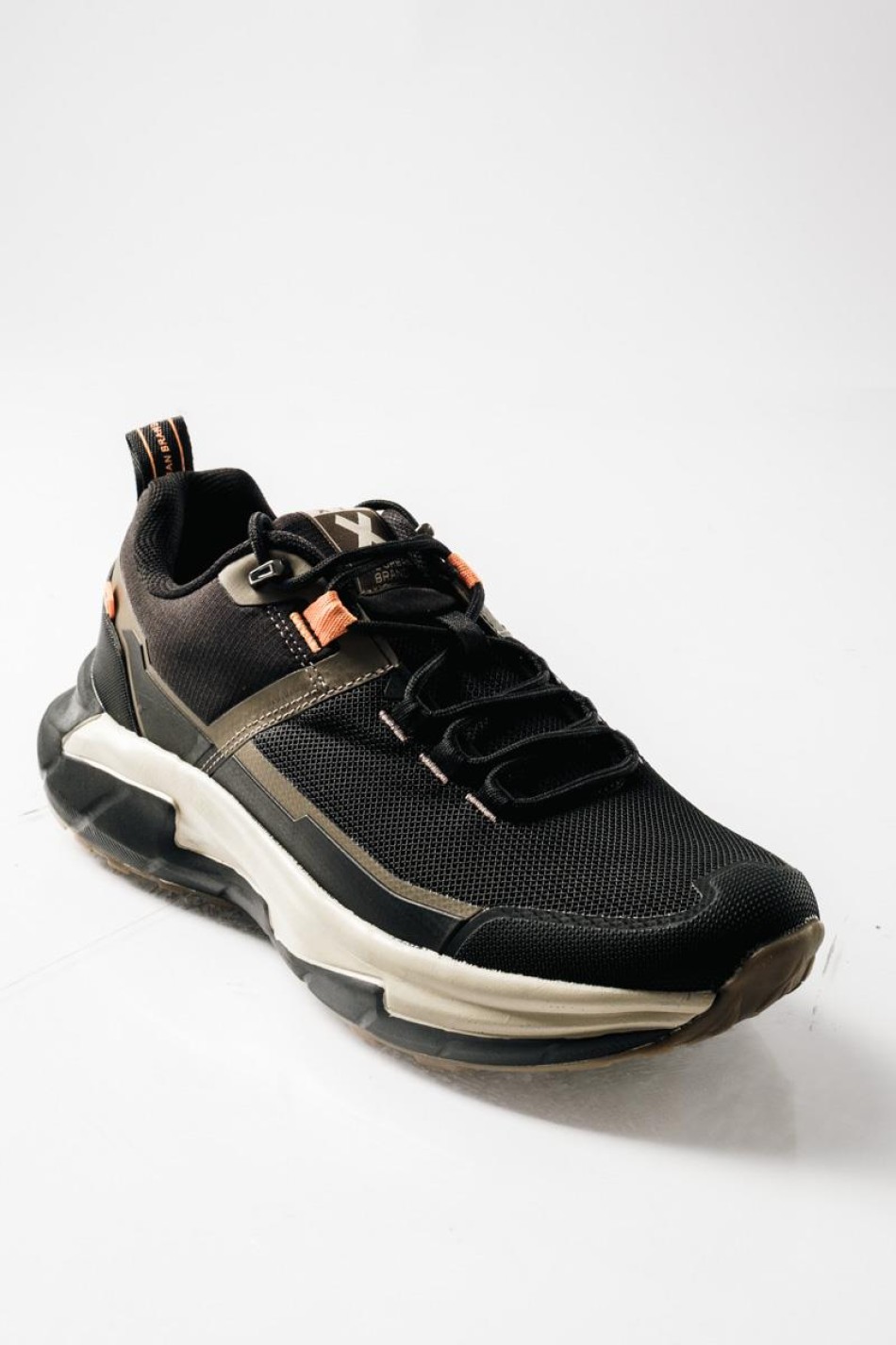 XTI Casual training sneakers με χοντρή σόλα ΜΑΥΡΟ