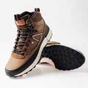 XTI Ανδρικά μποτάκια σε στυλ sneaker με κορδόνια ΚΑΦΕ