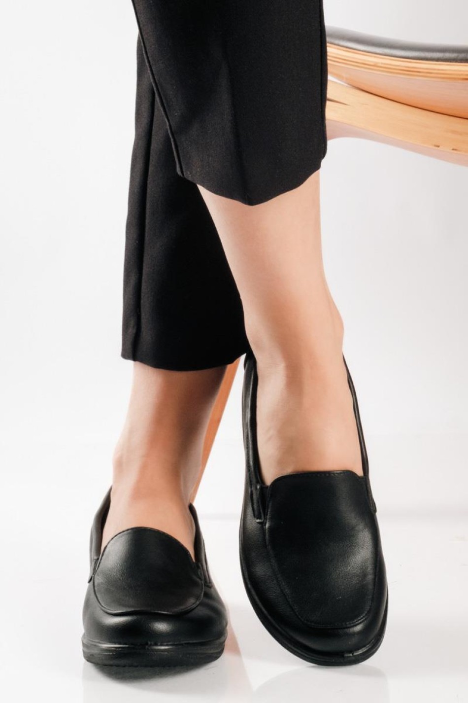 SABINO Comfort slip-on πλατφόρμα  ΜΑΥΡΟ