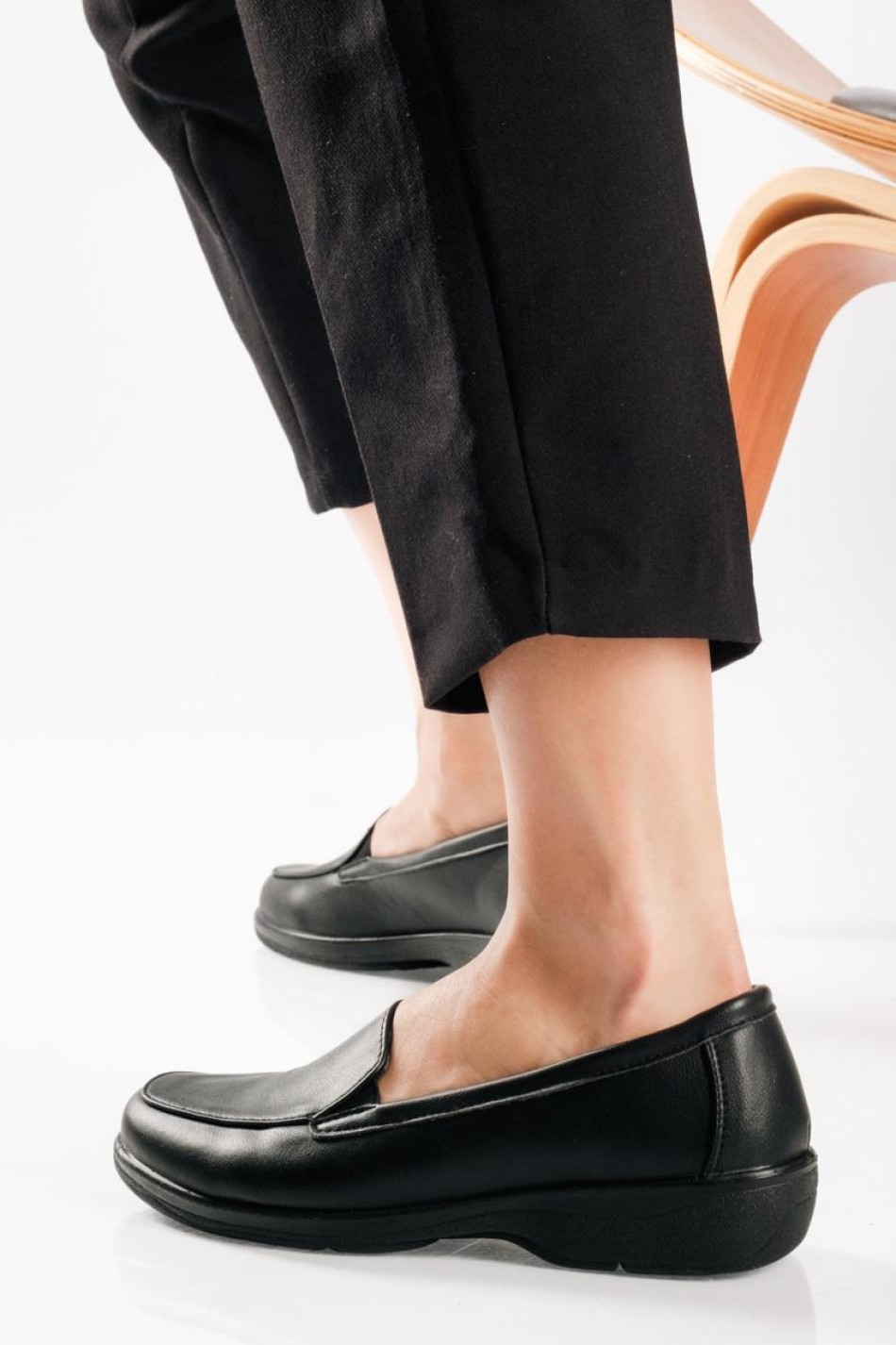 SABINO Comfort slip-on πλατφόρμα  ΜΑΥΡΟ
