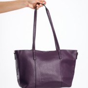 Τσάντα shopper με εσωτερικό τσαντάκι και επιπλέον μακρύ λουράκι ΜΩΒ