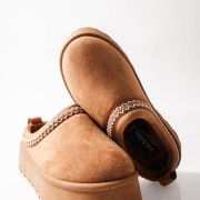 SABINO Clog suede δίσολο με εσωτερική γούνα ΤΑΜΠΑ