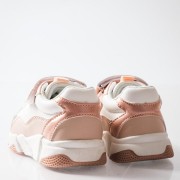 ZAK αθλητικά για κορίτσια με velcro και μοντέρνο chunky σχέδιο ΡΟΖ