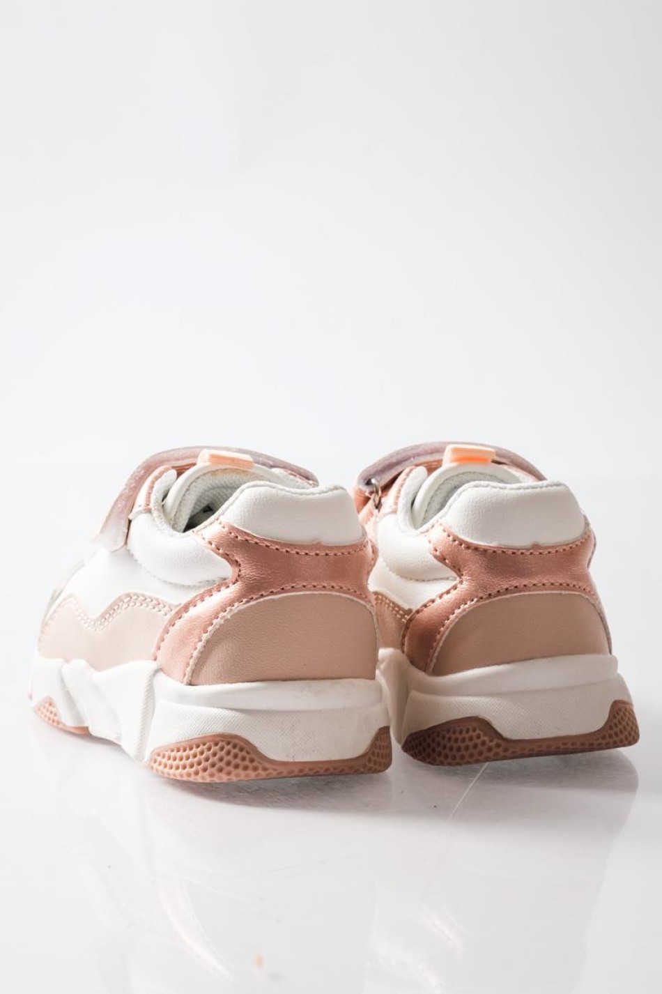 ZAK αθλητικά για κορίτσια με velcro και μοντέρνο chunky σχέδιο ΡΟΖ