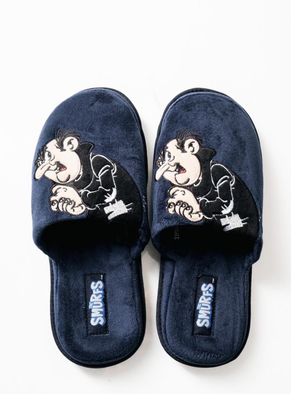 PAREX ανδρικές παντόφλες The Smurfs με μαλακή επένδυση στο πέλμα ΜΠΛΕ