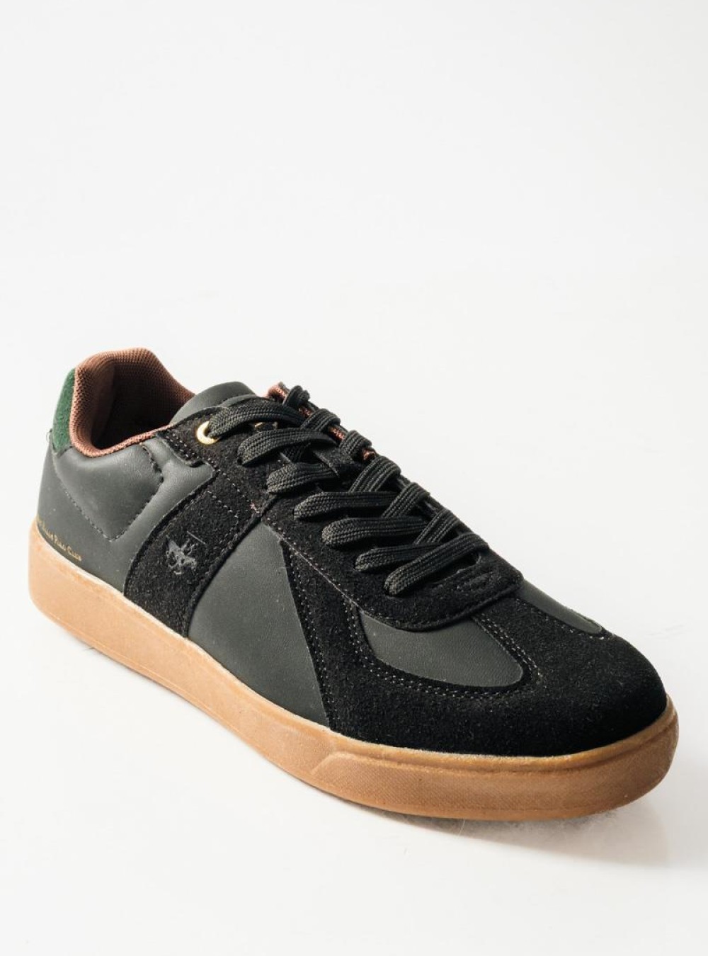 BEVERLY HILLS POLO CLUB sneaker με διχρωμία στη σόλα ΜΑΥΡΟ