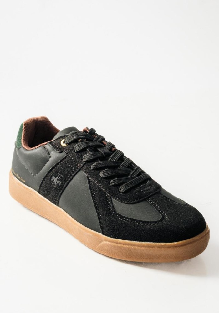 BEVERLY HILLS POLO CLUB sneaker με διχρωμία στη σόλα ΜΑΥΡΟ