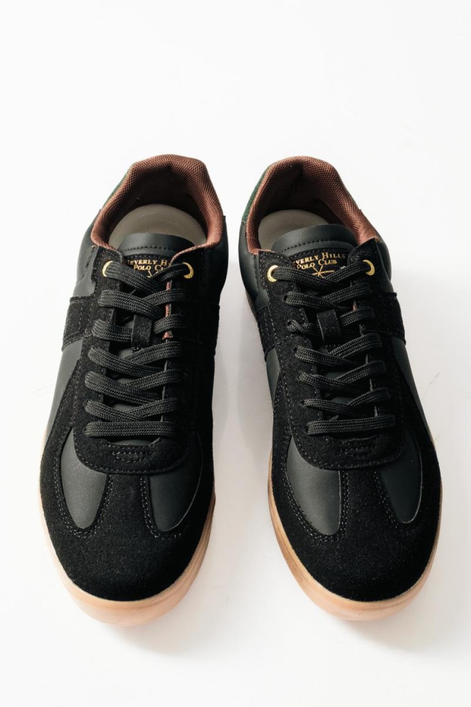 BEVERLY HILLS POLO CLUB sneaker με διχρωμία στη σόλα ΜΑΥΡΟ