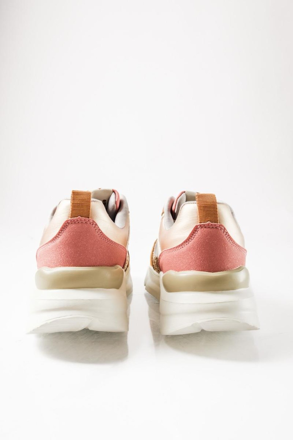 XTI chunky sneakers για κορίτσια με glitter ΜΠΕΖ