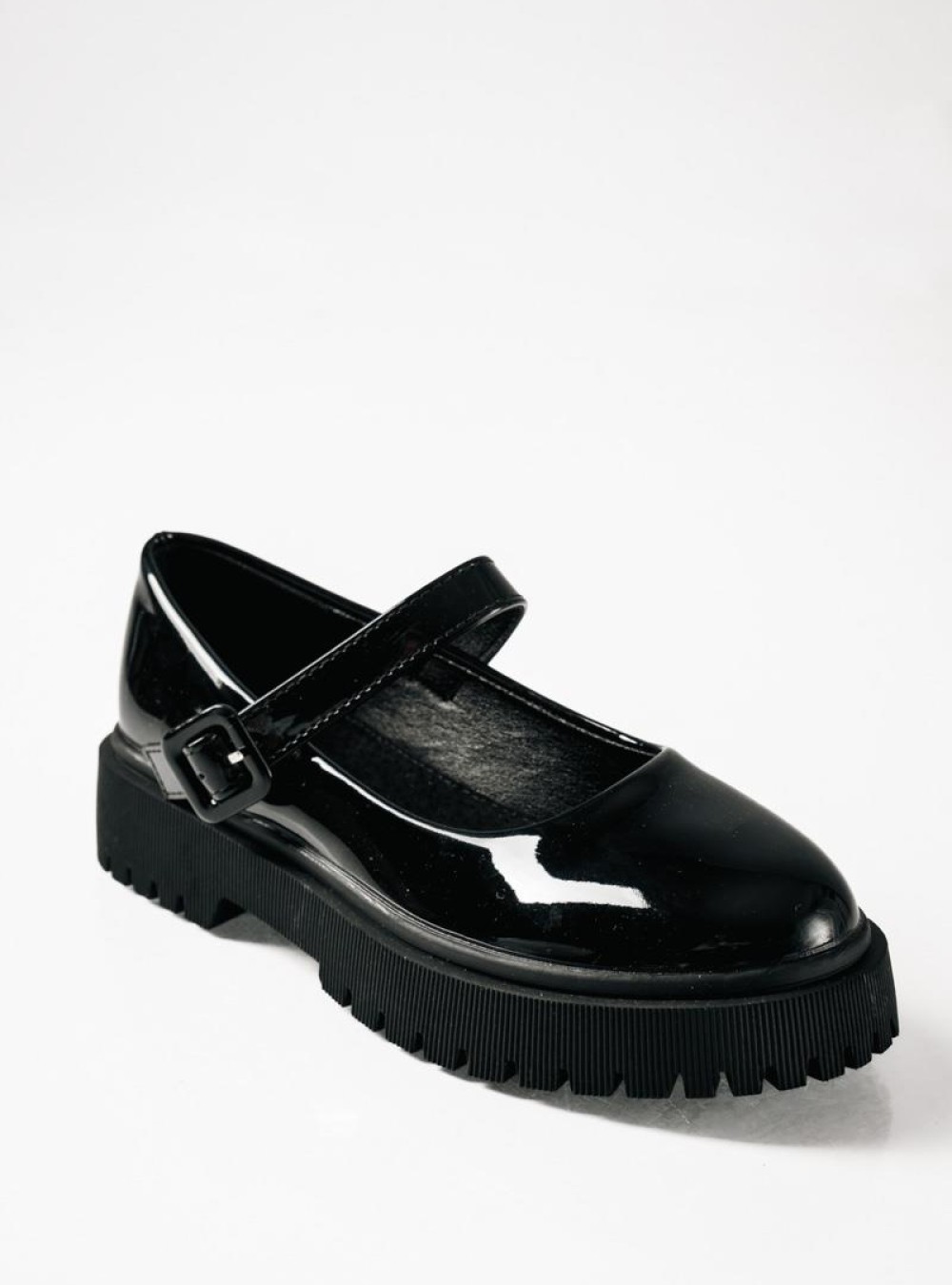 ZAK παιδικά λουστρίνι loafers με ρυθμιζόμενη μπαρέτα ΜΑΥΡΟ