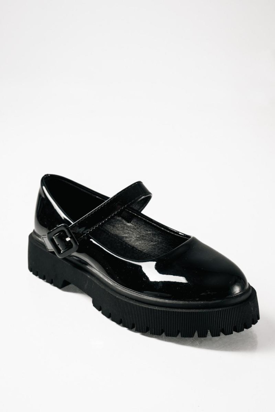 ZAK παιδικά λουστρίνι loafers με ρυθμιζόμενη μπαρέτα ΜΑΥΡΟ