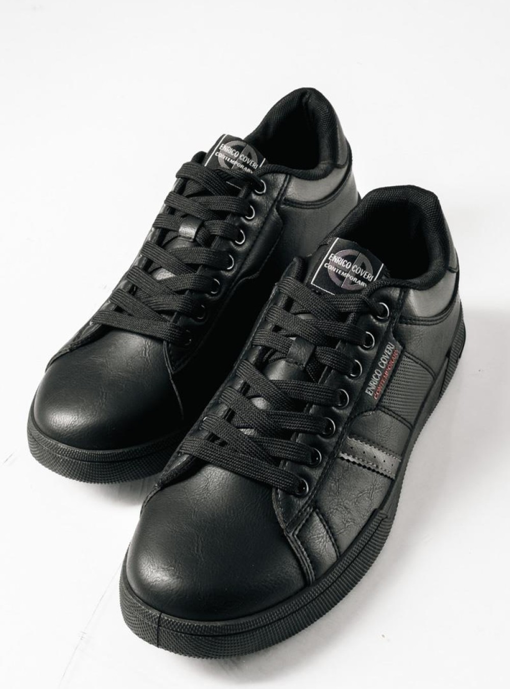 ENRICO COVERI ανδρικό αδιάβροχο sneaker ΜΑΥΡΟ ENRICO COVERI ανδρικό αδιάβροχο sneaker ΜΑΥΡΟ