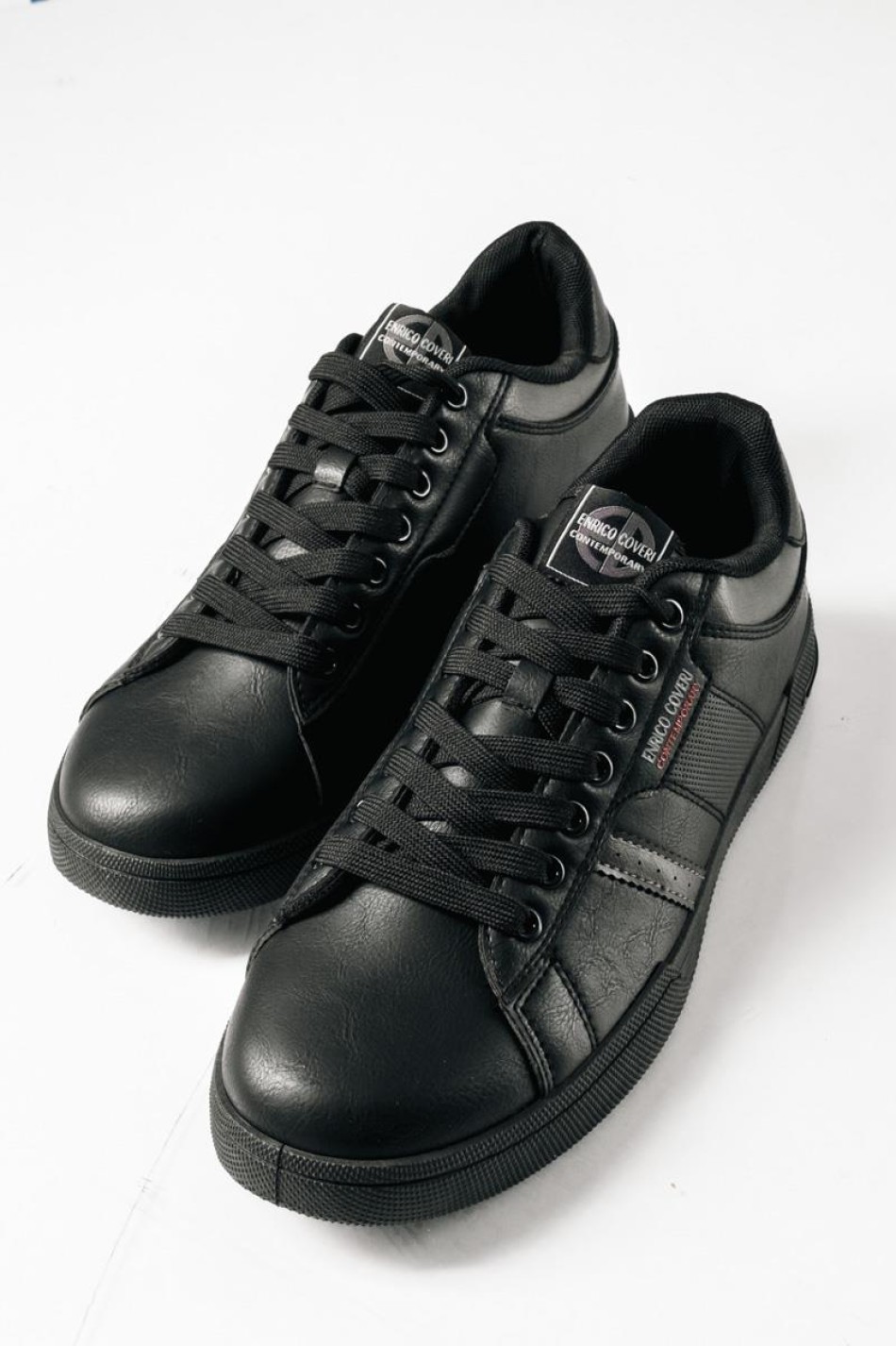 ENRICO COVERI ανδρικό αδιάβροχο sneaker ΜΑΥΡΟ ENRICO COVERI ανδρικό αδιάβροχο sneaker ΜΑΥΡΟ