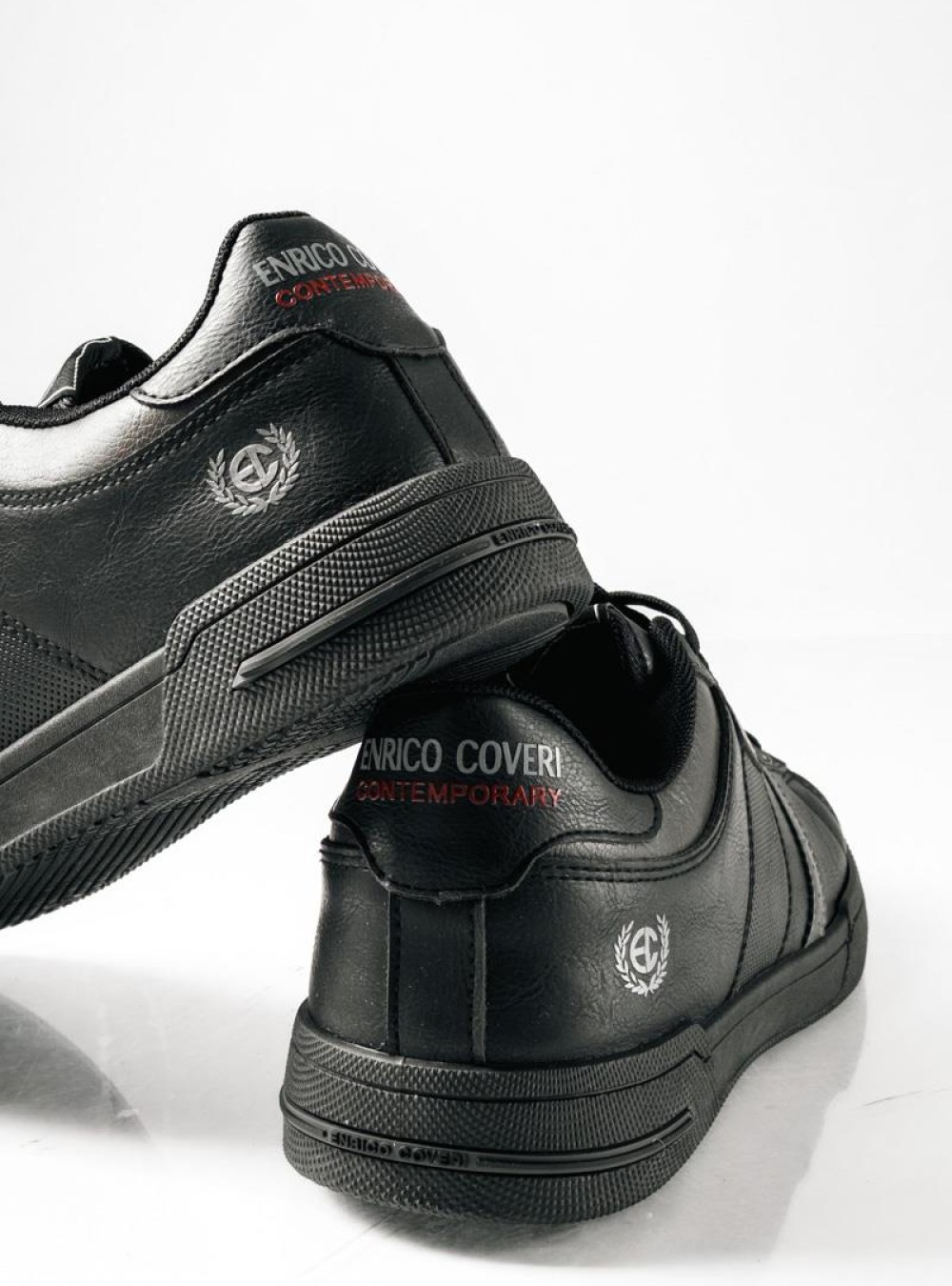 ENRICO COVERI ανδρικό αδιάβροχο sneaker ΜΑΥΡΟ ENRICO COVERI ανδρικό αδιάβροχο sneaker ΜΑΥΡΟ