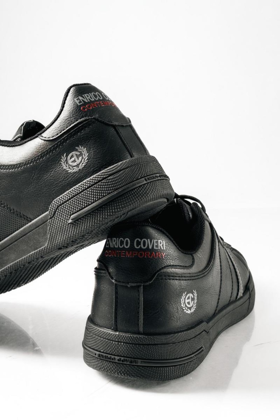 ENRICO COVERI ανδρικό αδιάβροχο sneaker ΜΑΥΡΟ ENRICO COVERI ανδρικό αδιάβροχο sneaker ΜΑΥΡΟ