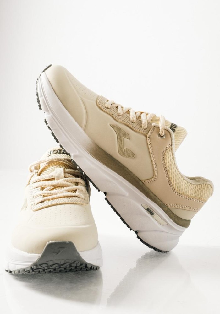 JOMA γυναικεία μπεζ sneakers με εσωτερική σόλα με αφρό μνήμης JOMA γυναικεία μπεζ sneakers με εσωτερική σόλα με αφρό μνήμης