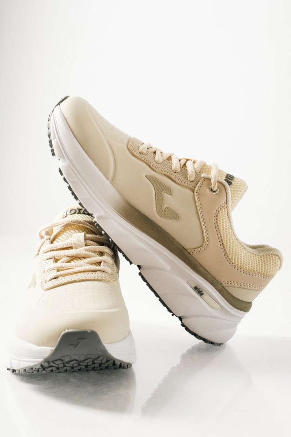 JOMA γυναικεία μπεζ sneakers με εσωτερική σόλα με αφρό μνήμης JOMA γυναικεία μπεζ sneakers με εσωτερική σόλα με αφρό μνήμης