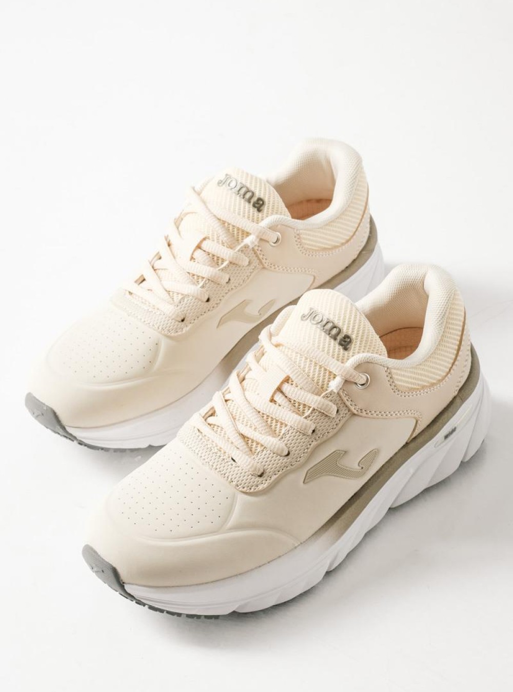 JOMA γυναικεία μπεζ sneakers με εσωτερική σόλα με αφρό μνήμης JOMA γυναικεία μπεζ sneakers με εσωτερική σόλα με αφρό μνήμης