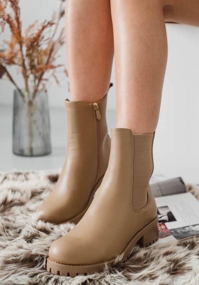 Chunky chelsea μποτάκια 420.OS333-L ΠΟΥΡΟ Chunky chelsea μποτάκια 420.OS333-L ΠΟΥΡΟ