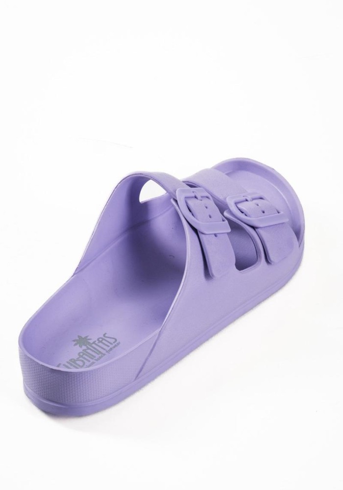 Cubanitas γυναικείες σαγιονάρες με φάσες  σε pale lilac απόχρωση