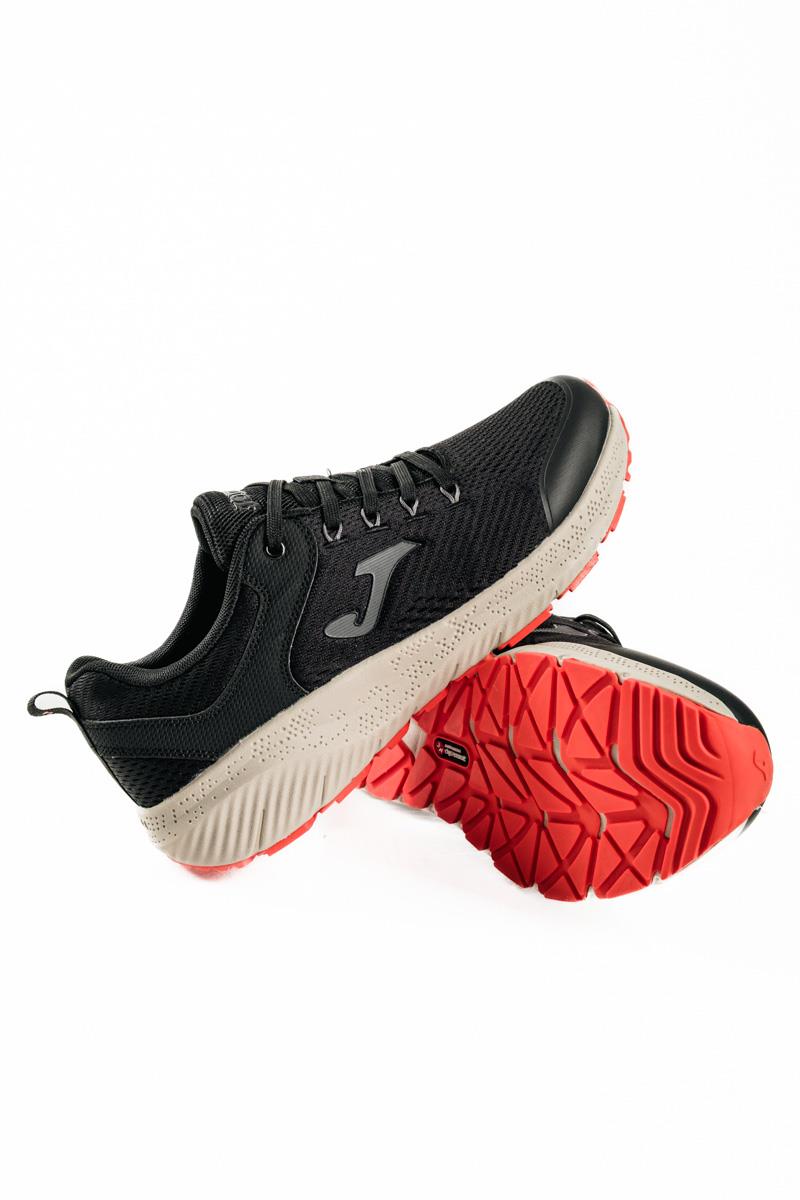 Joma μαύρα ανδρικά αθλητικά με memory foam και αντιολισθητική σόλα