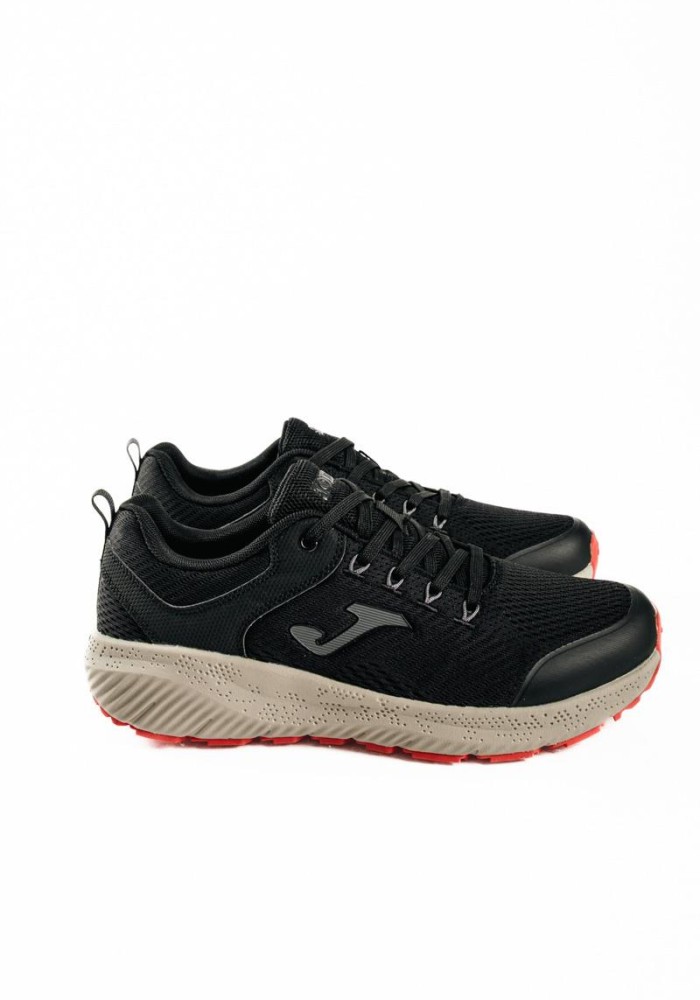 Joma μαύρα ανδρικά αθλητικά με memory foam και αντιολισθητική σόλα