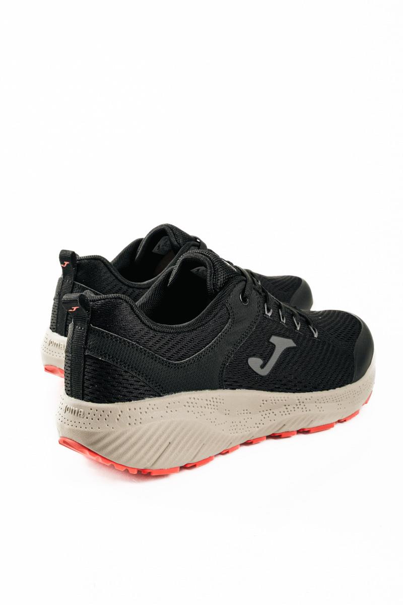 Joma μαύρα ανδρικά αθλητικά με memory foam και αντιολισθητική σόλα
