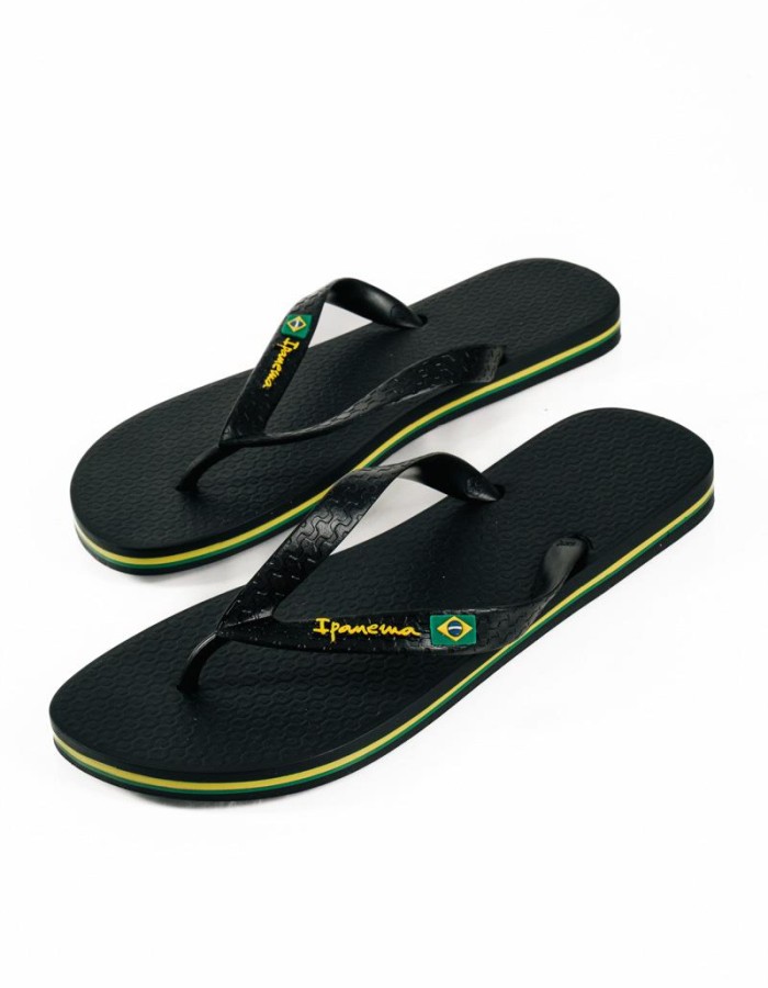 Ipanema Classic Brazil II ανδρικές σαγιονάρες σε μαύρο χρώμα