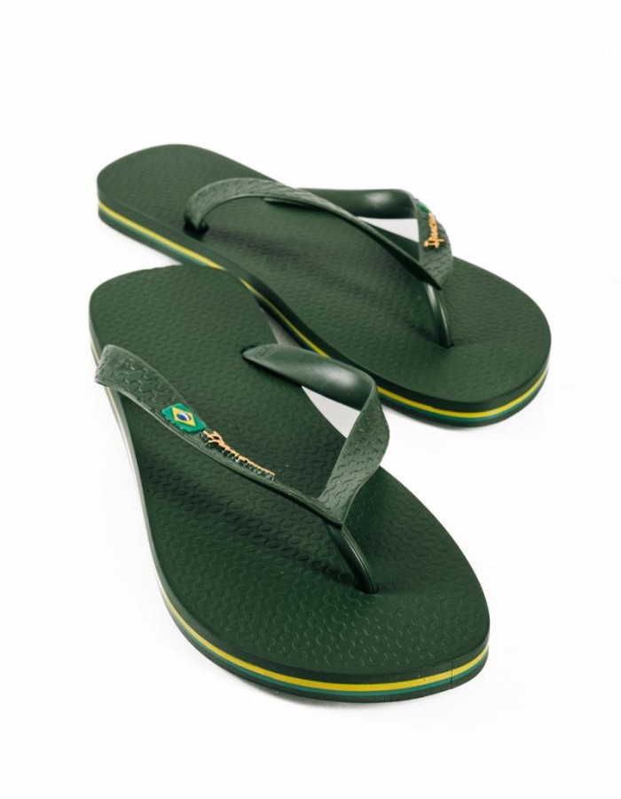 Ipanema Classic Brazil II ανδρικές σαγιονάρες σε λαδί χρώμα