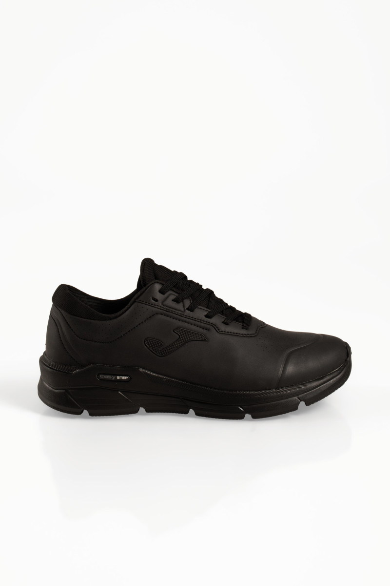 Ανδρικά sneakers Joma μαύρα casual με ανάγλυφο πλαϊνό λογότυπο