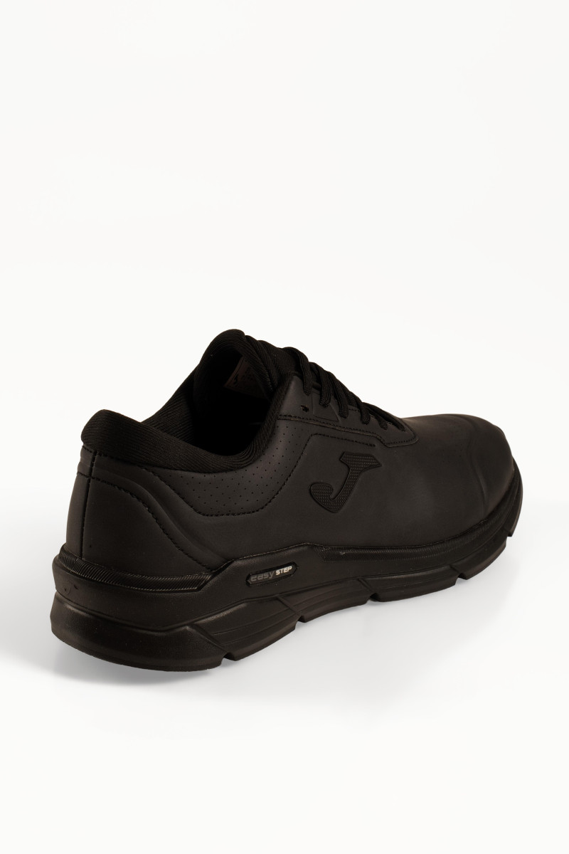 Ανδρικά sneakers Joma μαύρα casual με ανάγλυφο πλαϊνό λογότυπο