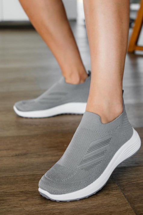 Υφασμάτινα slip-on sneakers τύπου κάλτσα 416.ZY505-F