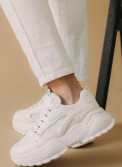 Chunky sneakers σε συνδυασμό υλικών 330.JR2109-L