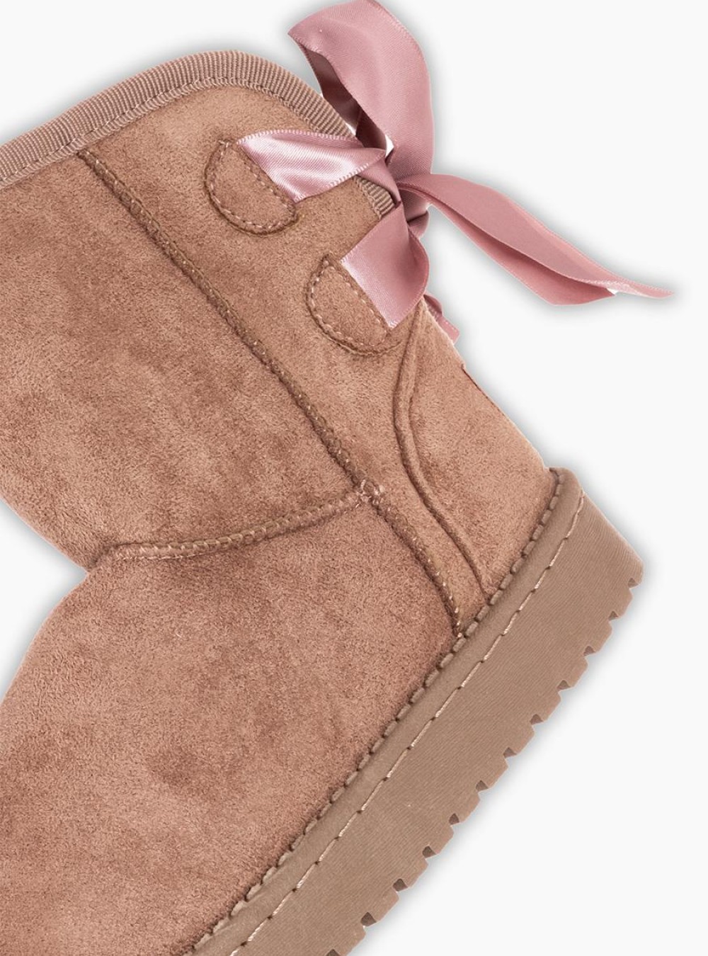 Suede μποτάκια για κορίτσια με εσωτερική γούνα 330.C826-C ΠΟΥΡΟ