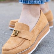 Loafers suede με μεταλλική αγκράφα 330.LL1339-C ΤΑΜΠΑ Loafers suede με μεταλλική αγκράφα 330.LL1339-C ΤΑΜΠΑ