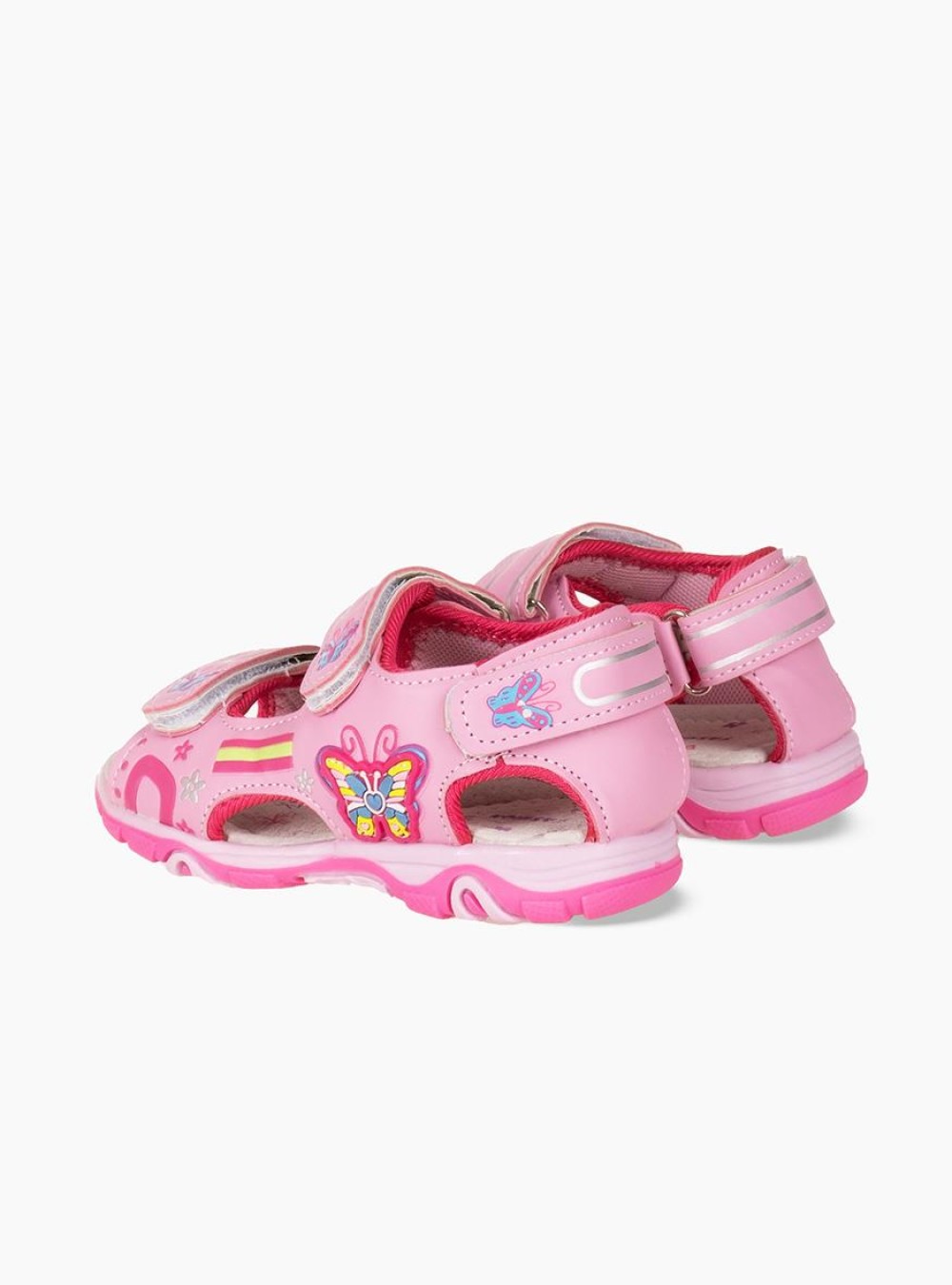 Πέδιλα για κορίτσια με velcro 432.A54-L ΡΟΖ Πέδιλα για κορίτσια με velcro 432.A54-L ΡΟΖ