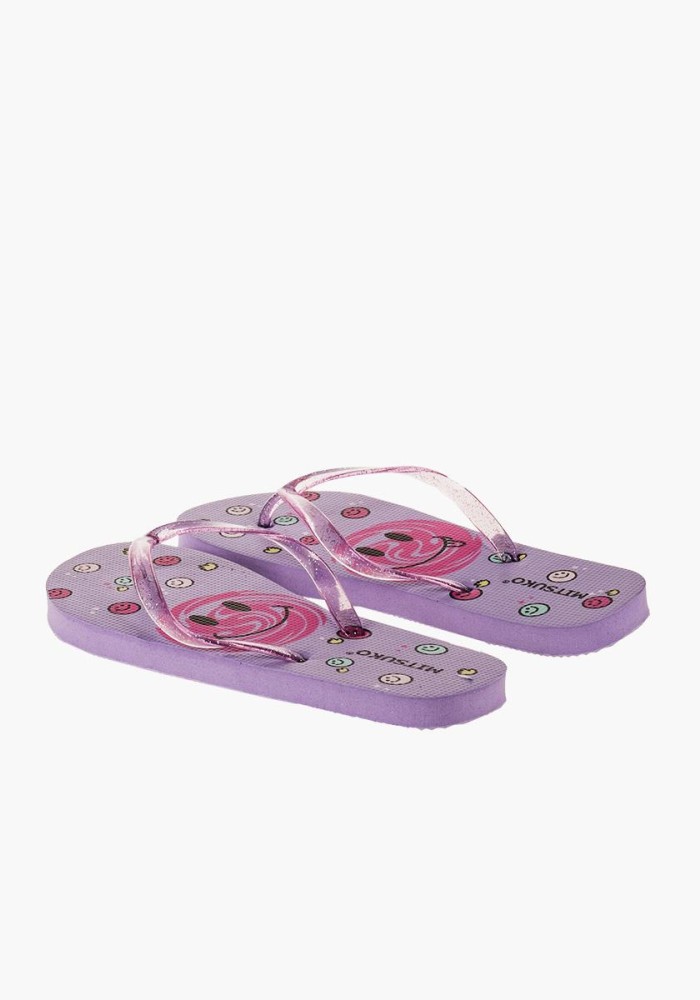 Mitsuko γυναικείες σαγιονάρες SMILE 019.SA66300W-P ΜΩΒ