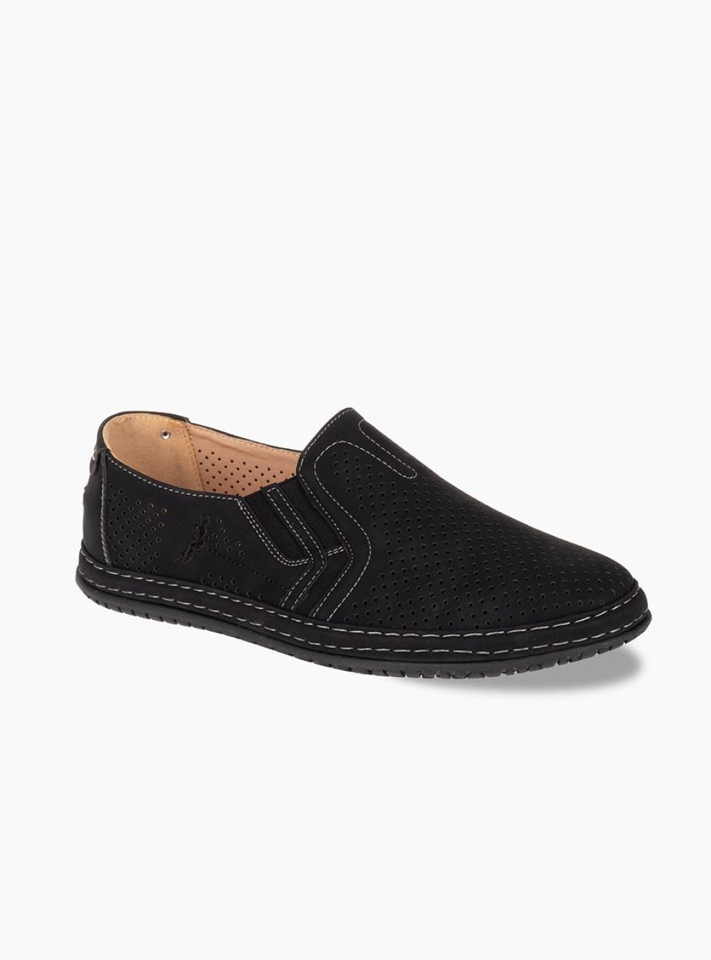 Ανδρικό slip-on casual 330.7703-NU ΜΑΥΡΟ Ανδρικό slip-on casual 330.7703-NU ΜΑΥΡΟ