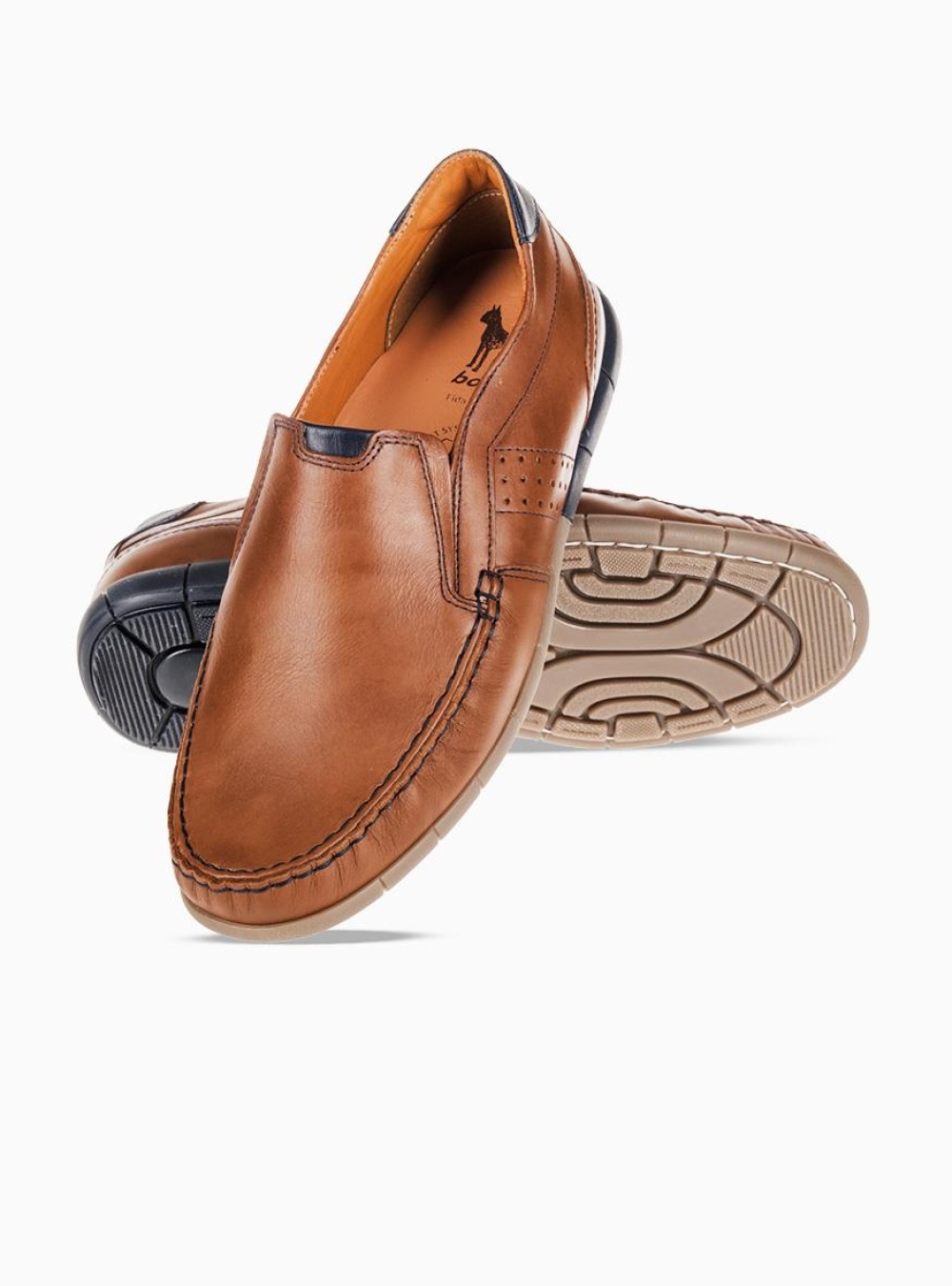 BOXER Ανδρικό comfort παντοφλέ 031.21358-L ΤΑΜΠΑ