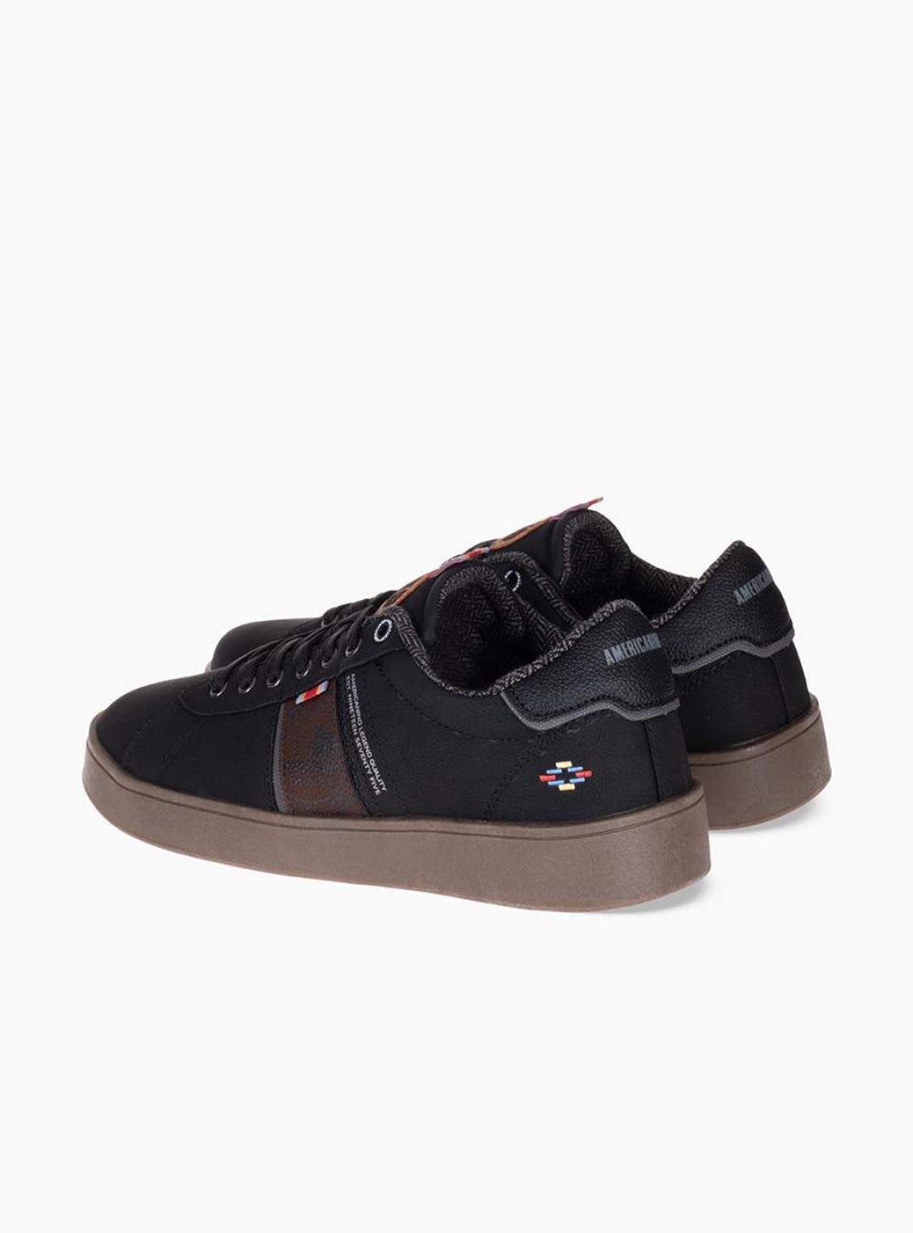 AMERICANINO Ανδρικά sneakers 029.AMM424X85-L ΜΑΥΡΟ AMERICANINO Ανδρικά sneakers 029.AMM424X85-L ΜΑΥΡΟ