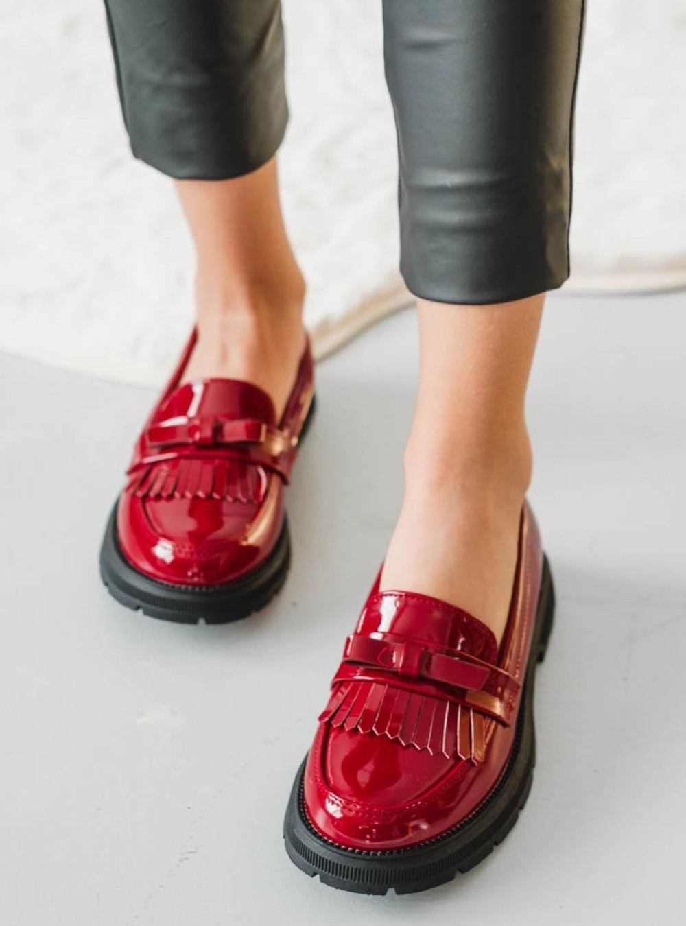 Loafers λουστρίνι για κορίτσια 396.DR19-LU ΜΠΟΡΝΤΩ Loafers λουστρίνι για κορίτσια 396.DR19-LU ΜΠΟΡΝΤΩ