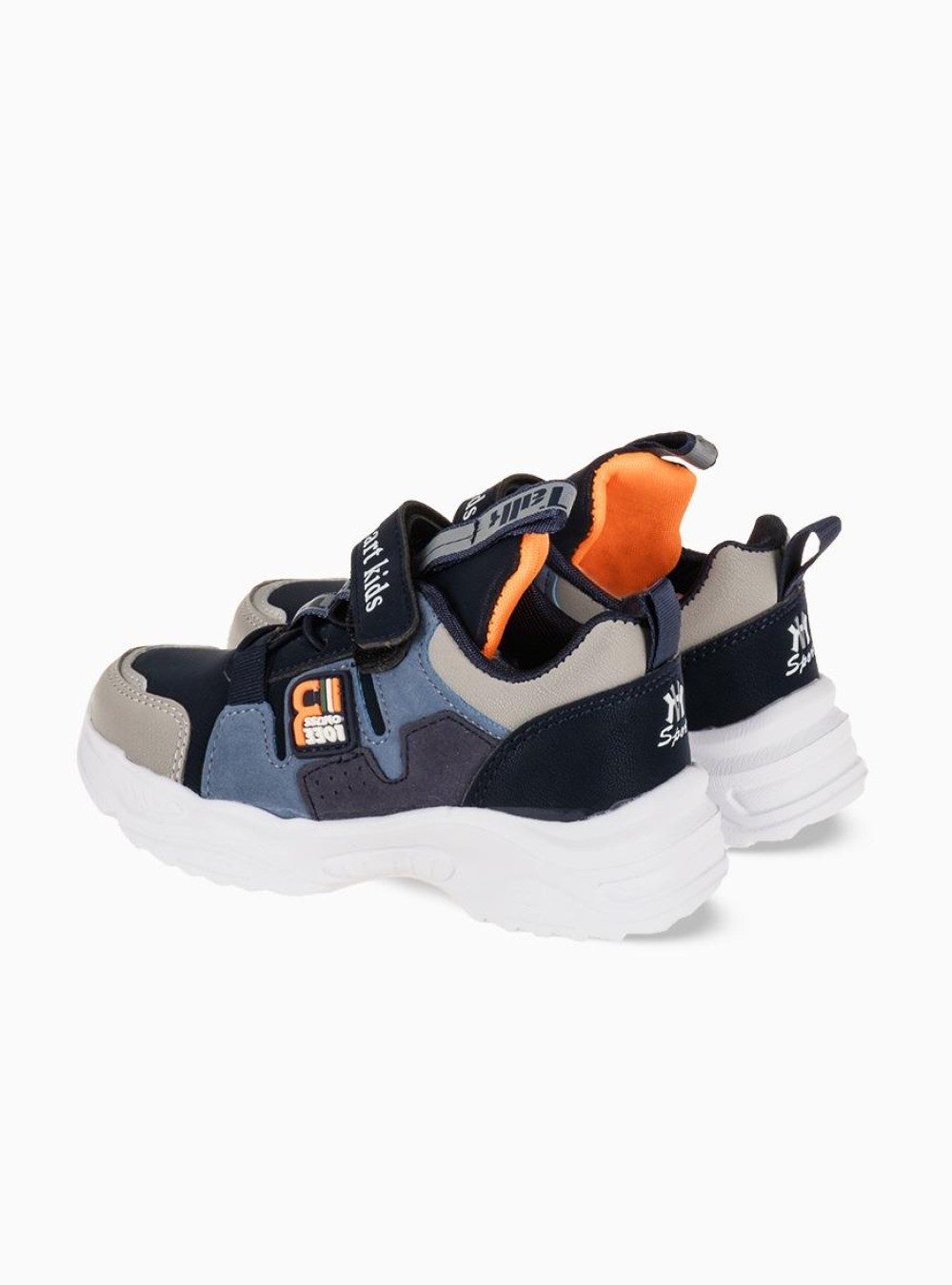 Αθλητικά για αγόρια με velcro 202.SD29001-02-B-L ΜΠΛΕ Αθλητικά για αγόρια με velcro 202.SD29001-02-B-L ΜΠΛΕ