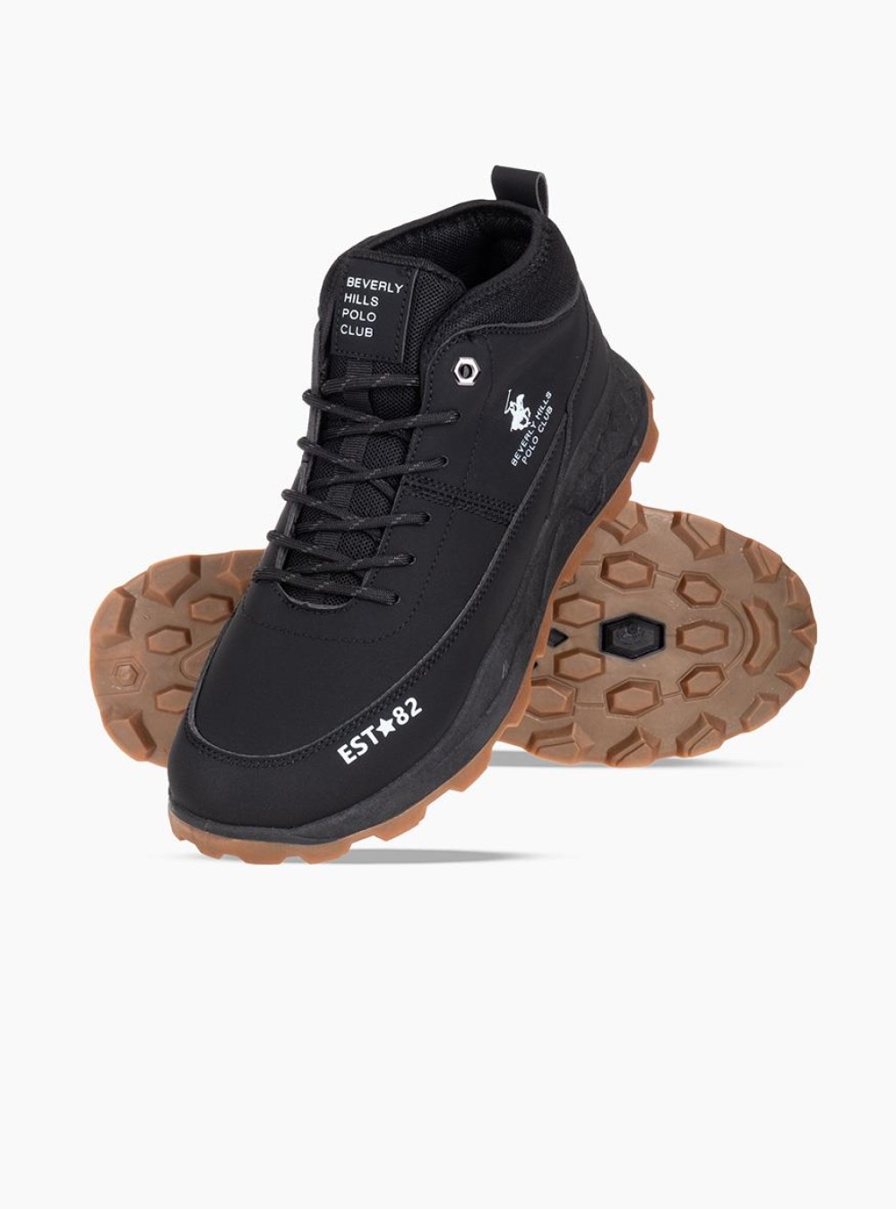 Beverly Hills Polo Club Ανδρικά sneakers μποτάκια 426.W24HM6857-L ΜΑΥΡΟ Beverly Hills Polo Club Ανδρικά sneakers μποτάκια 426.W24HM6857-L ΜΑΥΡΟ