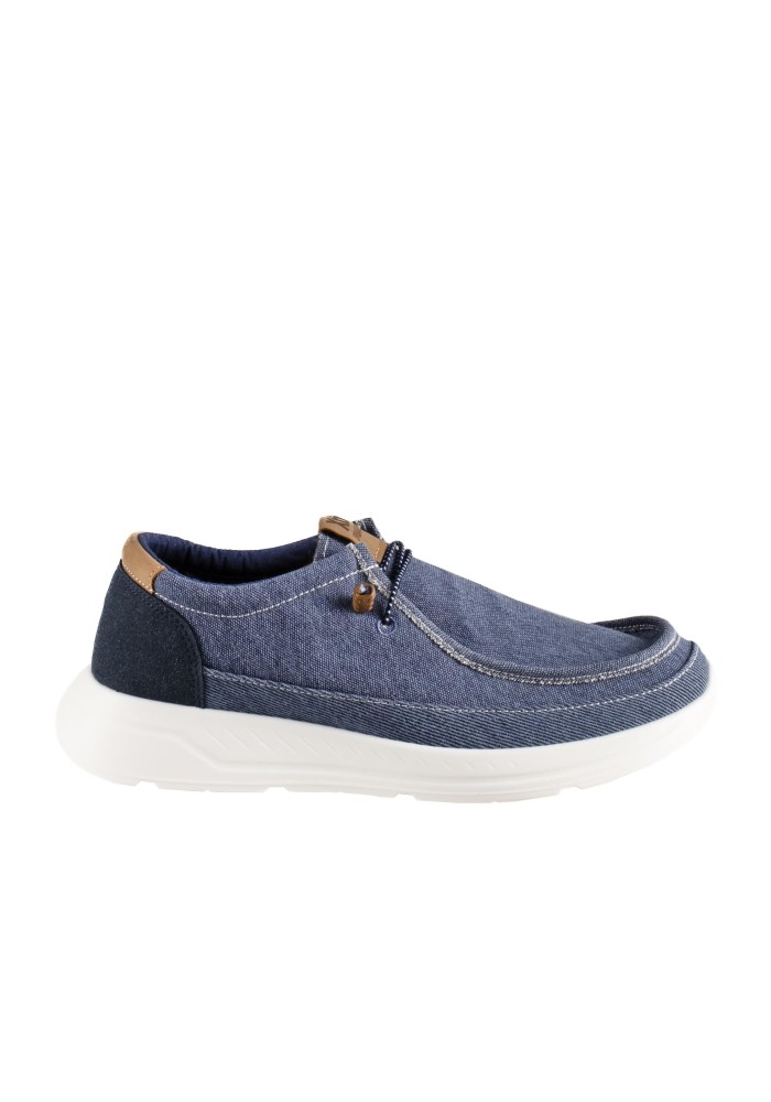 Xti loafer με λαστιχένια κορδόνια 395.141394-F ΜΠΛΕ