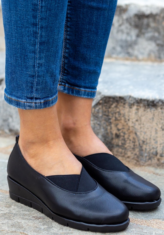 Slip on Parex με λάστιχο στο πάνω μέρος για εύκολη εφαρμογή 022.105-24-000-L ΜΑΥΡΟ