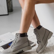 Casual μποτάκια τύπου ορειβασίας 330.S73-NU ΓΚΡΙ Casual μποτάκια τύπου ορειβασίας 330.S73-NU ΓΚΡΙ