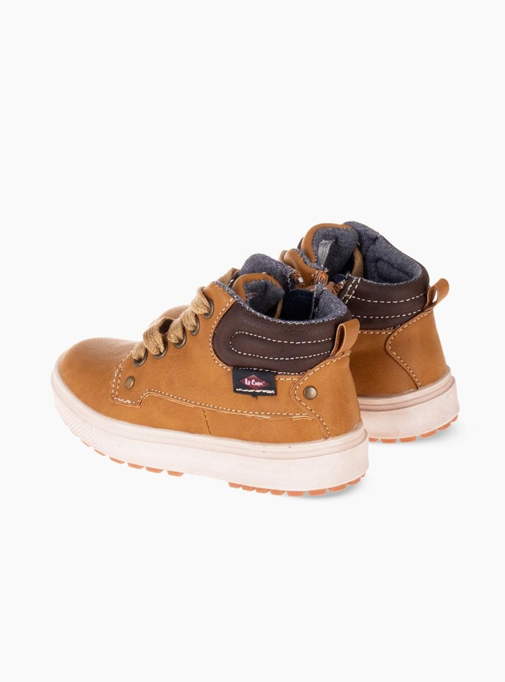 Μποτάκια για αγόρια 034.ARTUS-LEATHER CAMEL